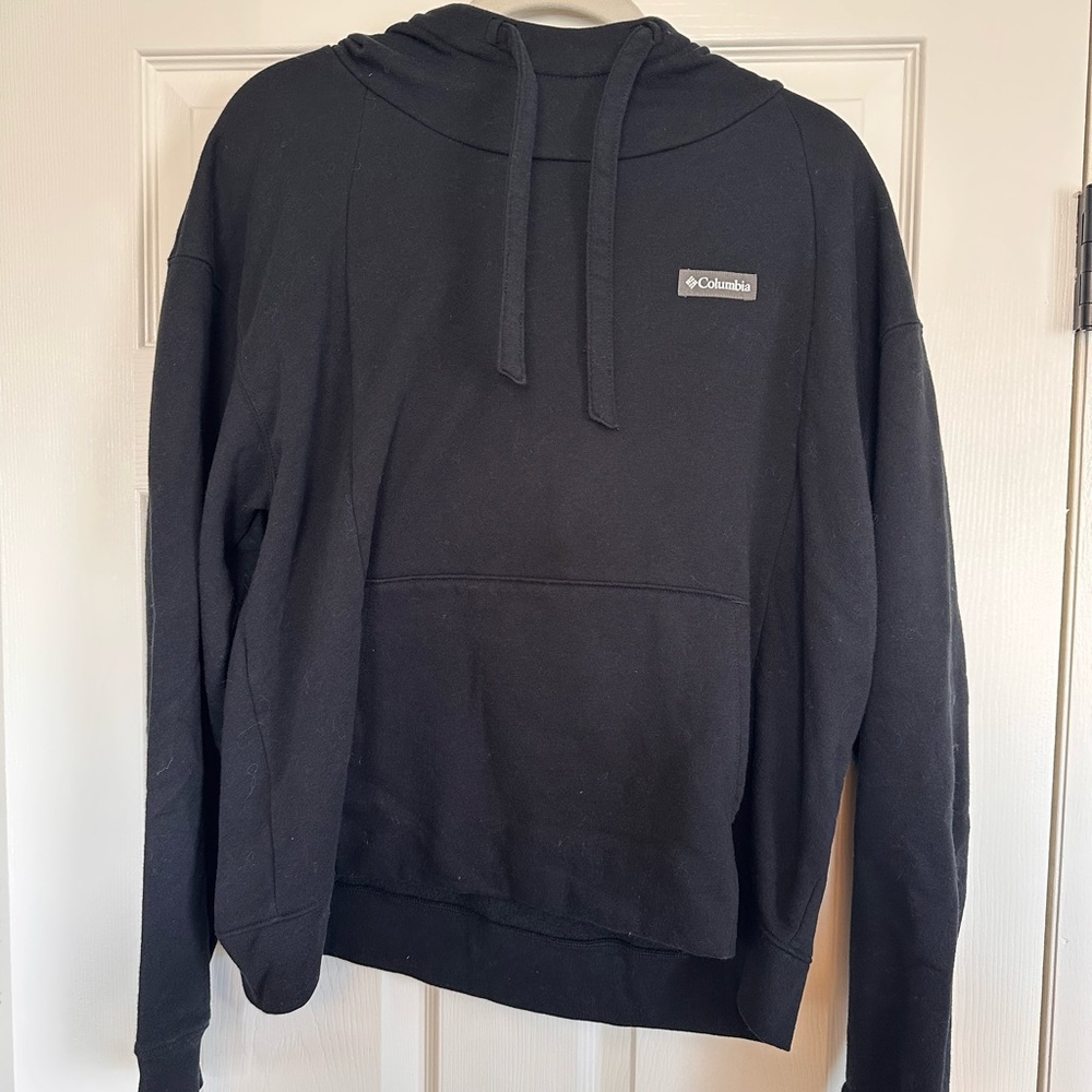 Columbia Mock Neck Women’s Hoodie - Black XL New